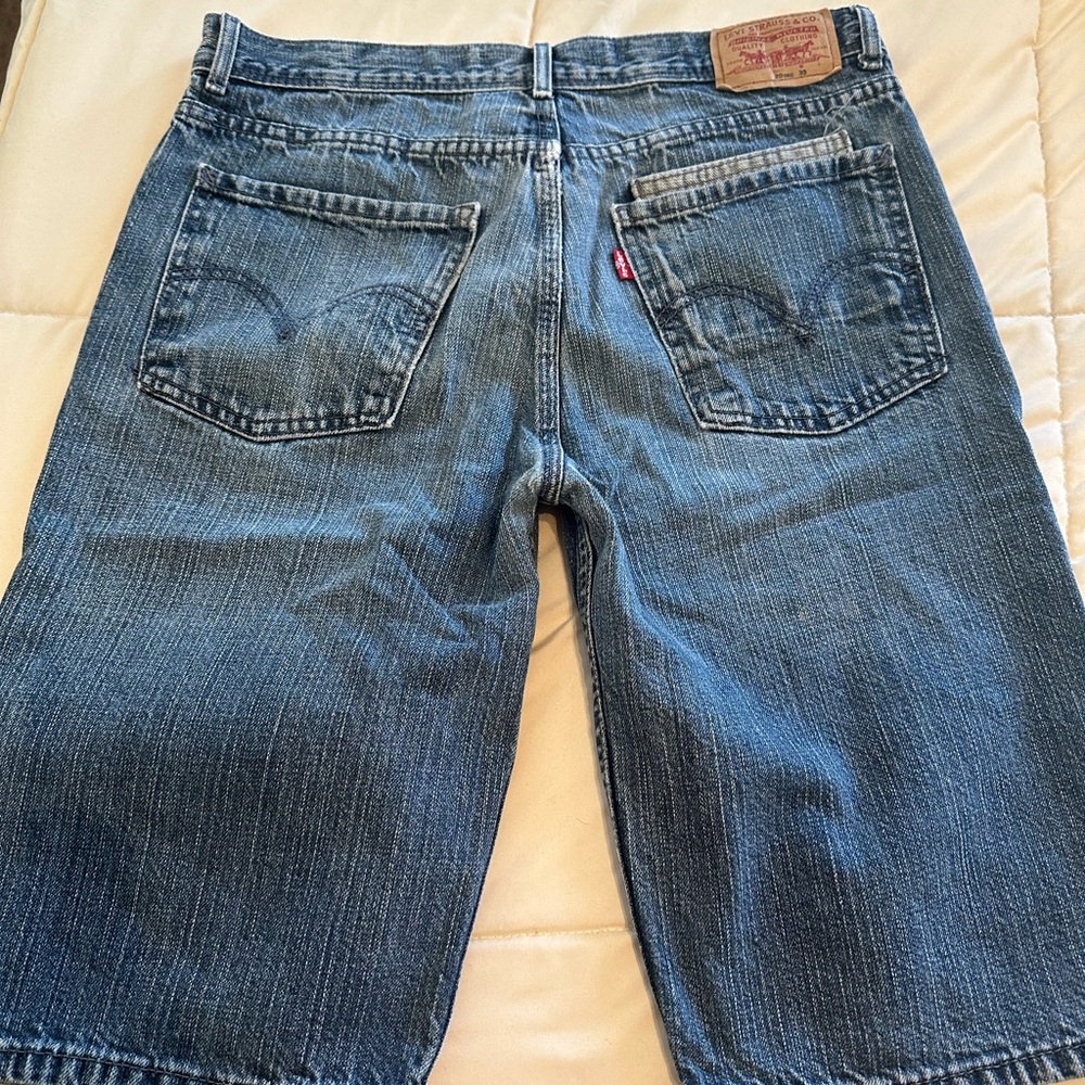 Levi's Blue Jean Shorts Classic Denim Style